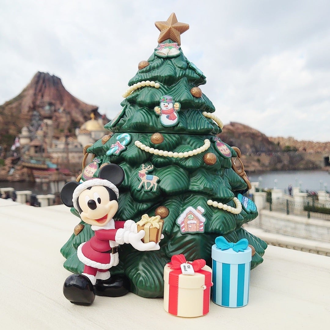 クリスマスツリー型！ディズニークリスマス2022 ポップコーンバケット