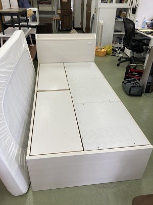 ニトリ シングルベッドフレーム＆マットレスセット ジオ チェスト40J