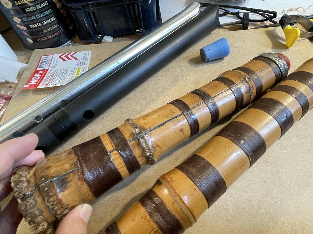 初代露秋尺八を修理して思った事 | 山田典山のブログ・・・ 「和楽器