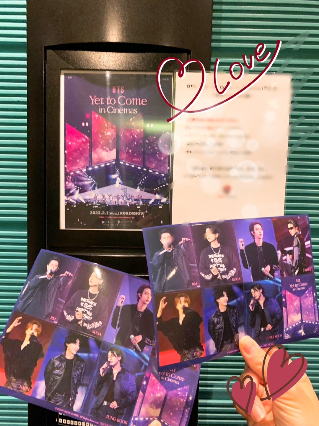 YetToComeInCinemas最後の特典 釜山の想い..ｿﾝﾐﾝｽ企画 | BTSジミン