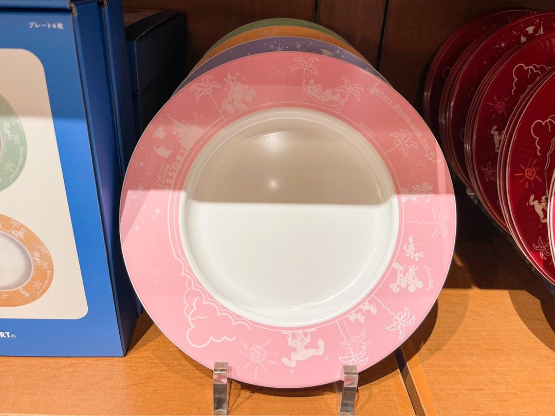 待ってました！カラフルなTDRお皿4枚セット | Hatama Official Blog