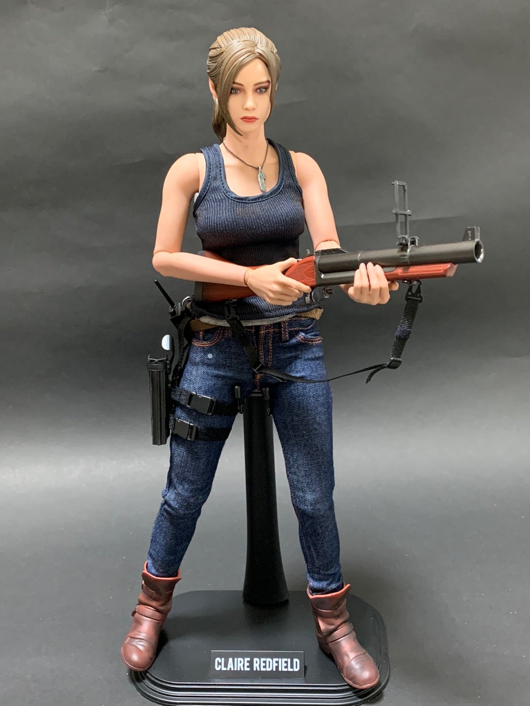 フィギュアレヴュー】DAMTOYS バイオハザードRE2 クレア・レッド