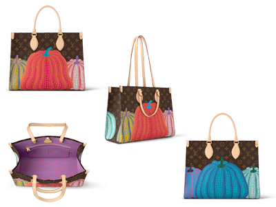 LV×YK オンザゴー MM」M46466「ヴィトン×草間彌生」PUMPKIN(パンプキン