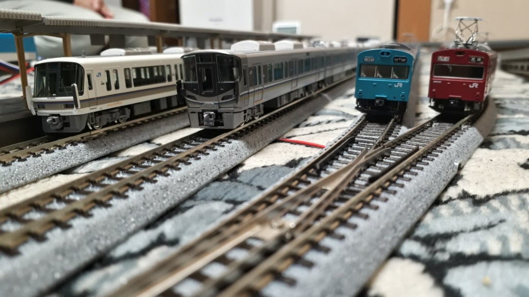 走行編】KATO製221系リニューアル車JR京都線・神戸線6両セット