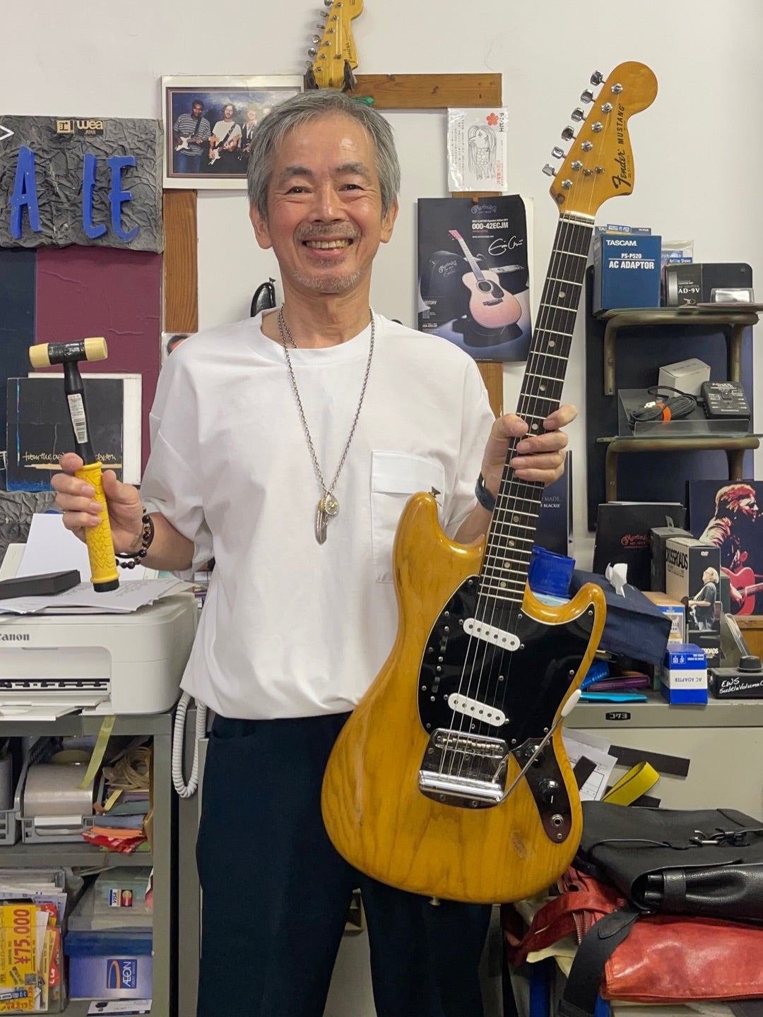 1977年製のFender MUSTANGのフレット交換などなど❗️ | Eric Clapton