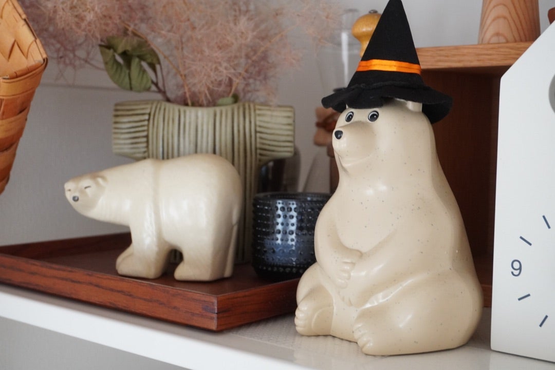 ダイソー購入品】シロクマ貯金箱、ハロウィン仕様に〜！ | ayuccchiii