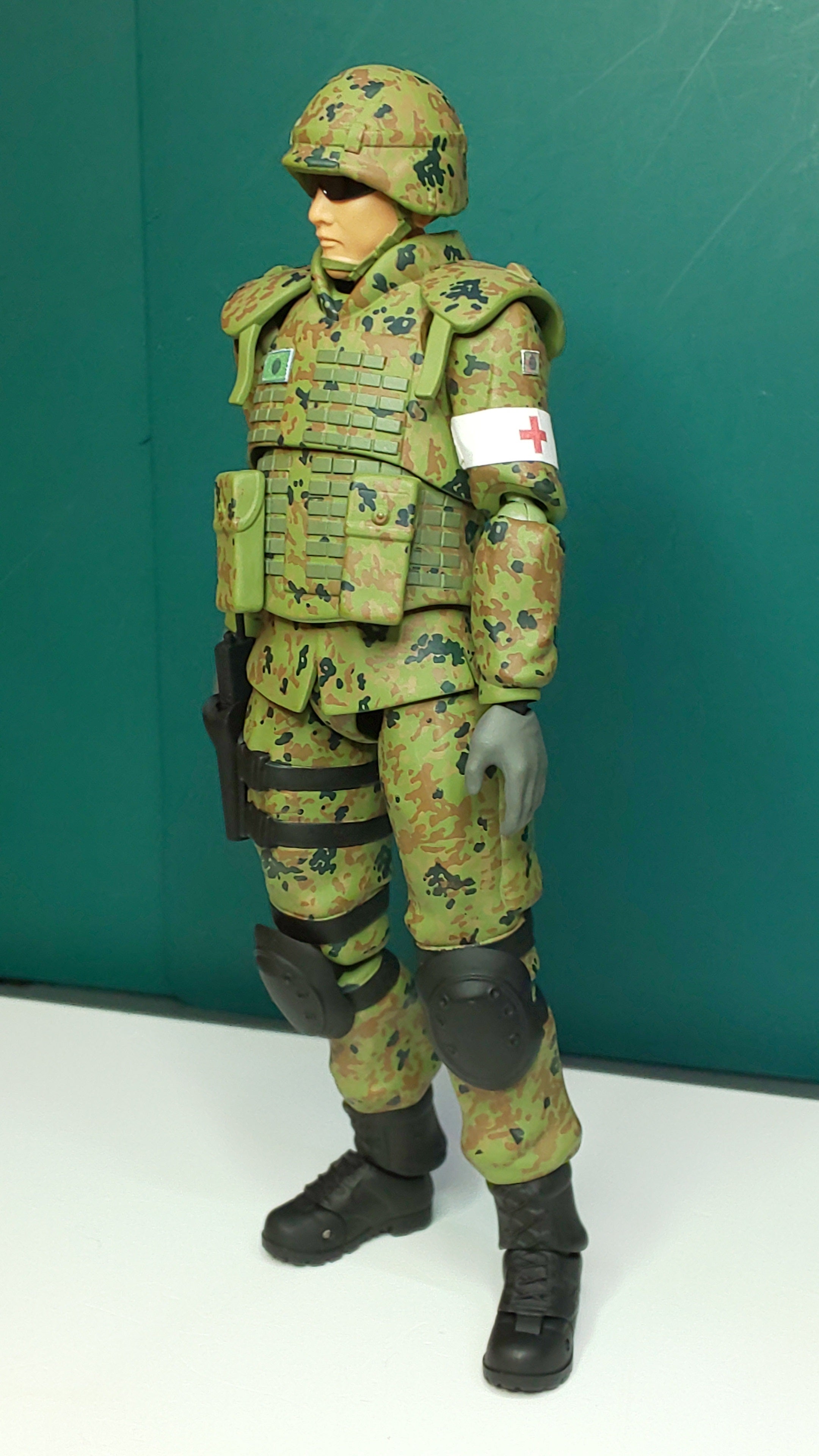 さっそく続編。ネタバレ注意！！ figma 自衛隊員 の要、可動部詳細を