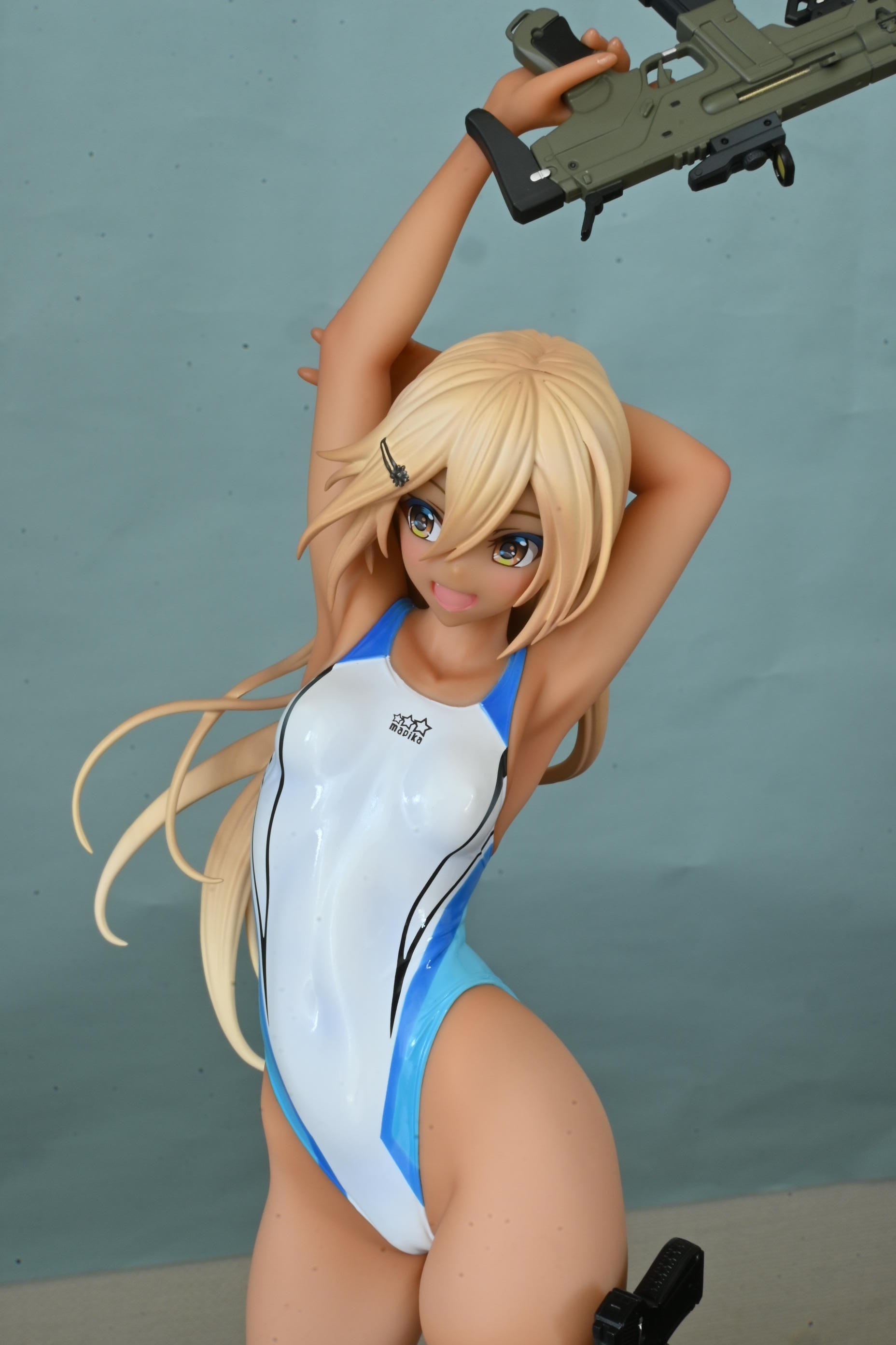 ホビージャパン ARMS NOTE 水泳部のコウハイちゃん 青色ラインの水着