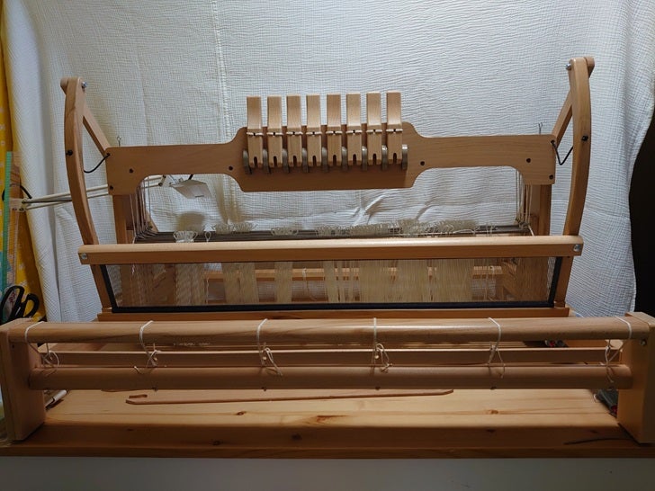 経糸の整経（ドロップドレル織りのタオル） | 手織り日記