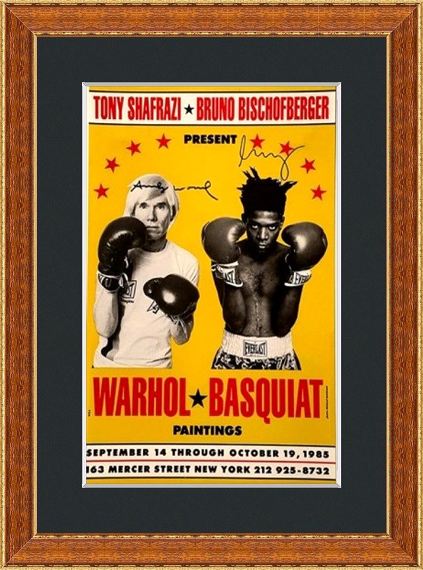 ウォーホル☆バスキア「2人の原画展」ポスターのご紹介です♪ | あぐす