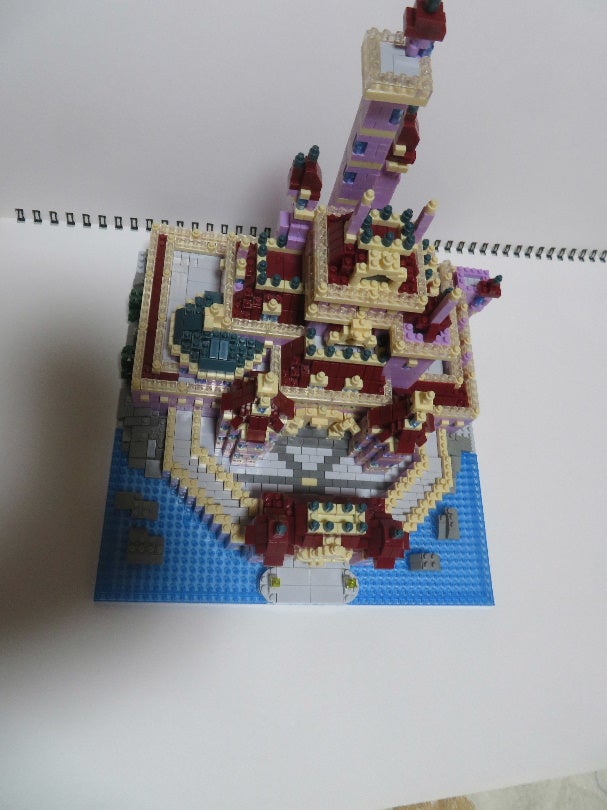 ナノブロック 美女と野獣の城 完成 | ディズニー男子の ひとりごと