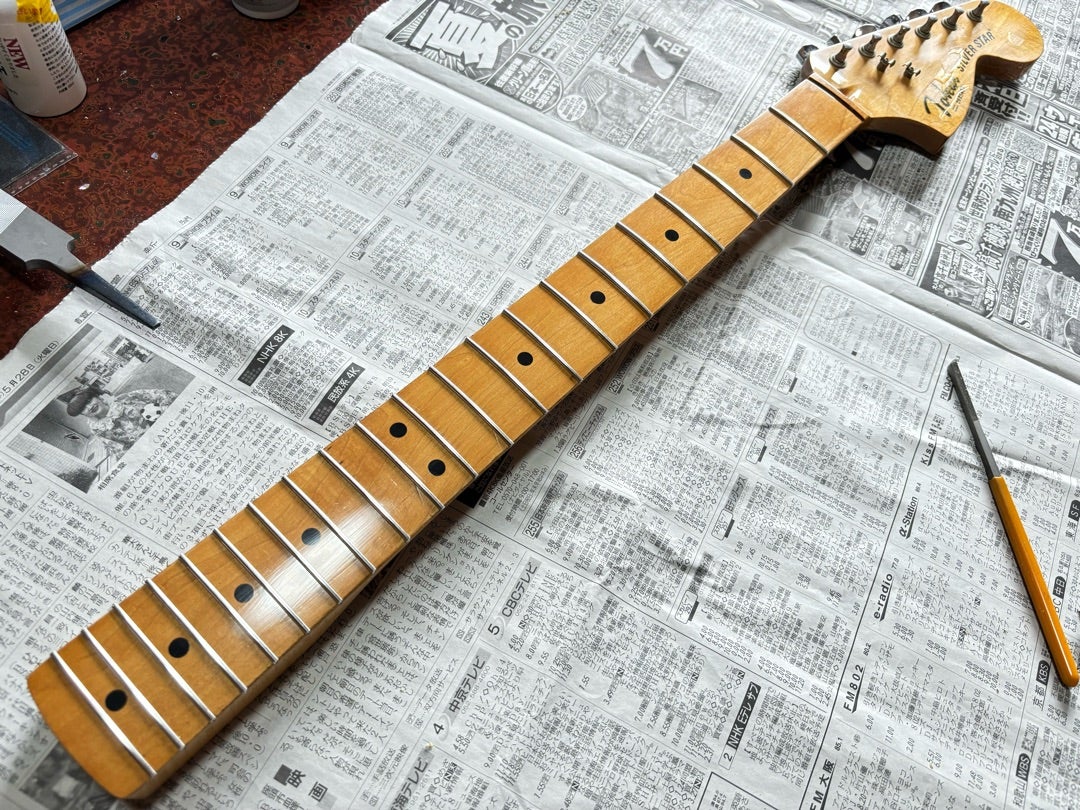 TokaiストラトタイプSILVERSTARフレット交換！ | ギタリストKatzのド