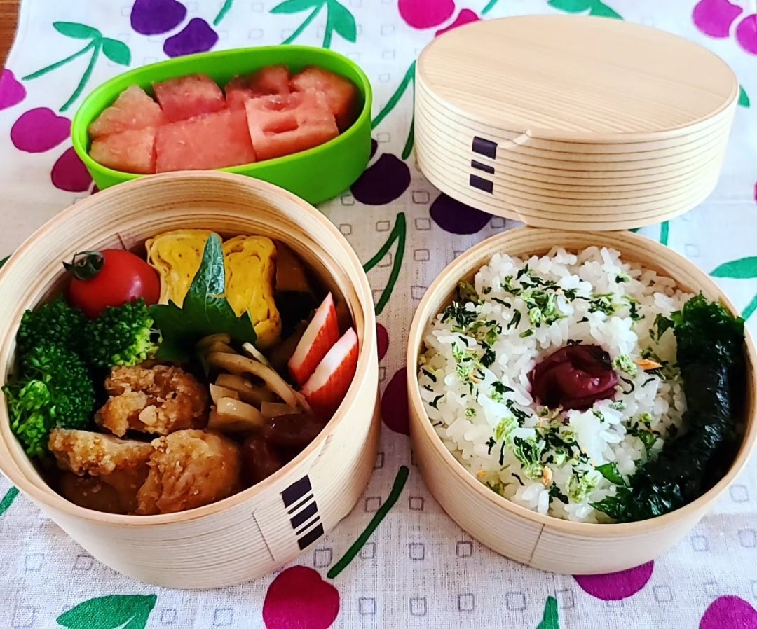 二ツ重丸弁当デビューの今日のお弁当♪ | えんげる先生今日のお気にいり♪