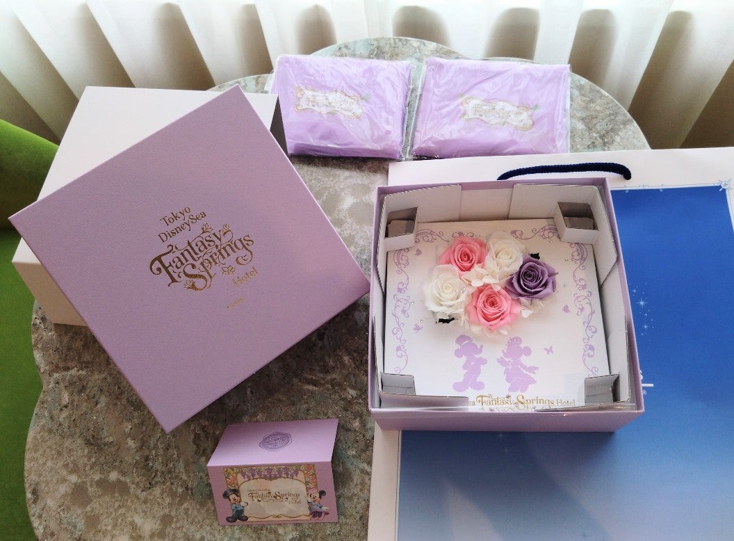 ファンタジースプリングスホテルでレターフラワーをオーダーしてみた