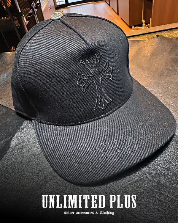 クロムハーツ キャップ ベースボール デニム CH クロス ブラック！残り