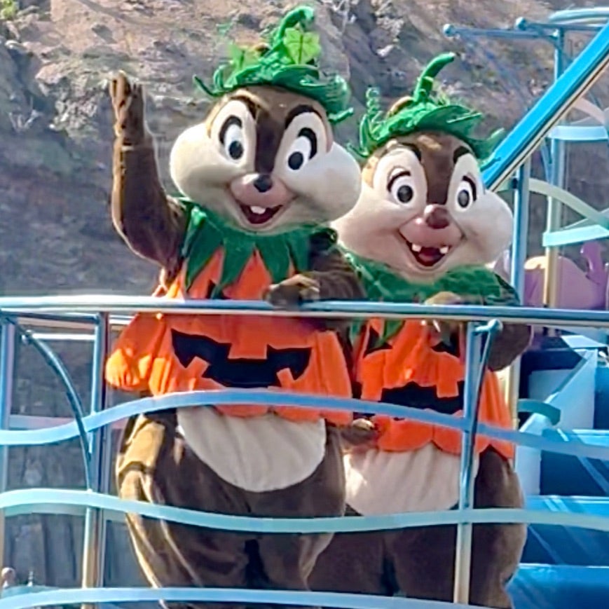 dハロディズニーハロウィン仮装カボチャコスチューム衣装のチップと