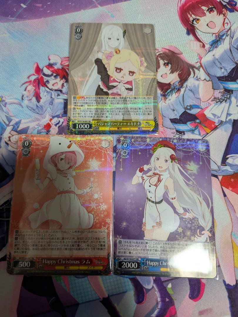 ヴァイスシュヴァルツ】Re:ゼロから始める異世界生活Vol.3【開封