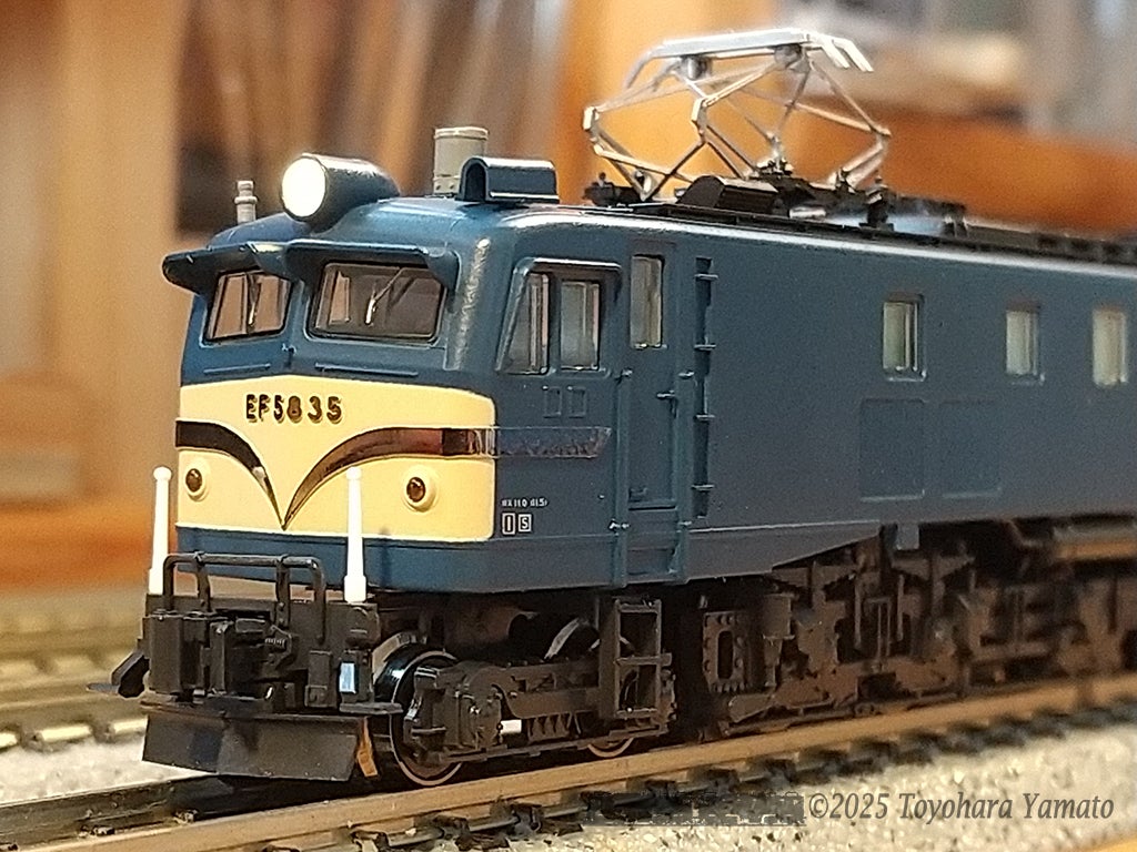 EF58 35→36号機化を見据えて前面形態を見直し [鉄道模型] | 重単5175