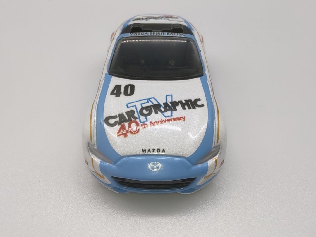特注トミカ】マツダ ロードスター カーグラフィックTV 40th