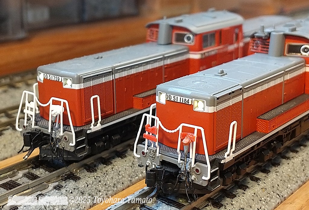 DD51 759と1184 メタルインレタと金属区名札枠 [鉄道模型] | 重単5175