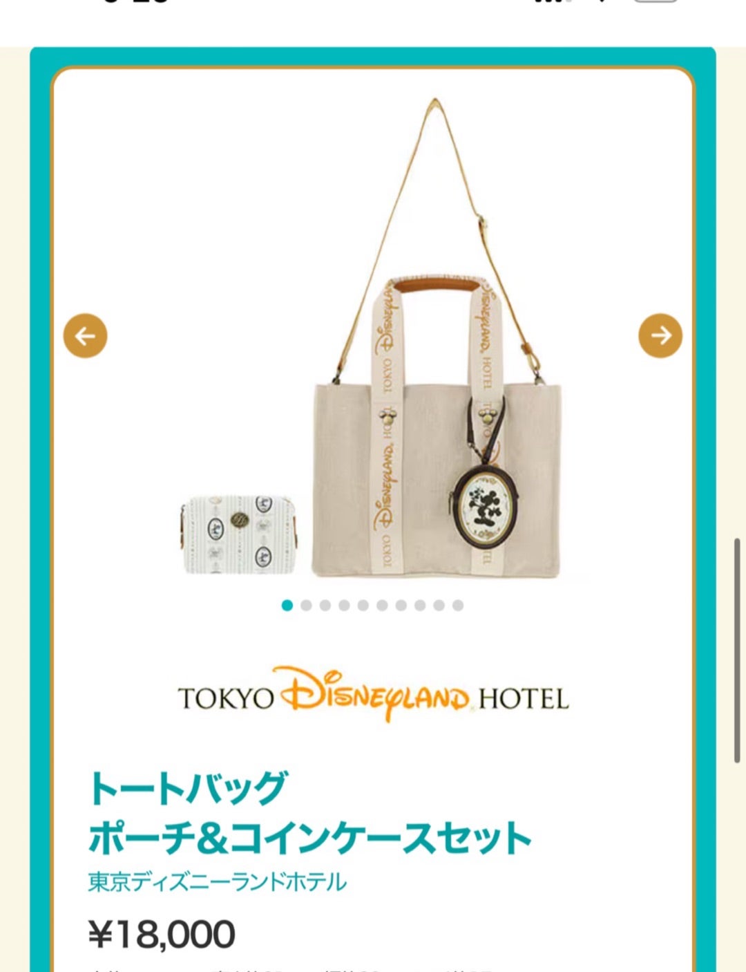 宿泊者しか買えない限定グッズ♡（ディズニーホテルバック）トート