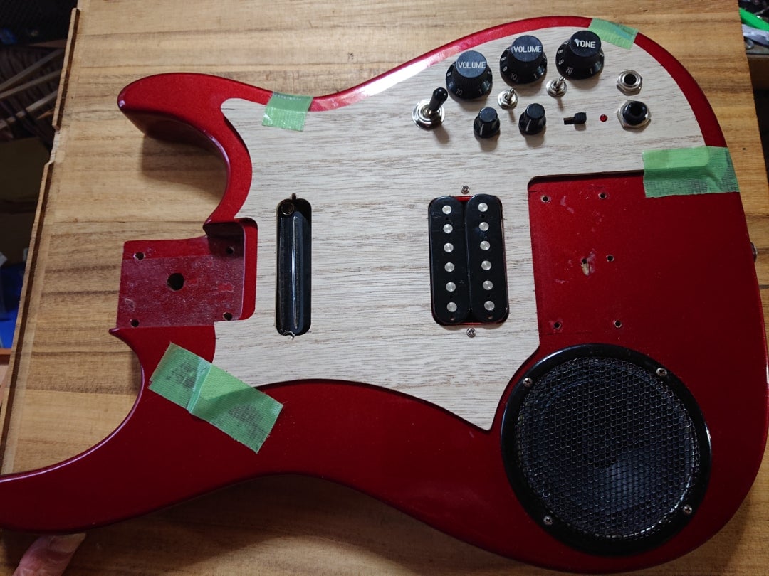 SYNSONICSエレキギターのカスタム その③ | 蜂坊主のブログ Bee's