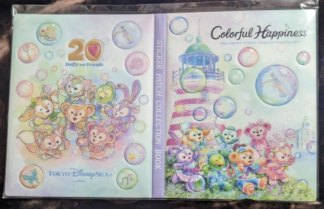 ☆再販でget！×ダッフィー&フレンズ20周年カラフルハピネスワッペン