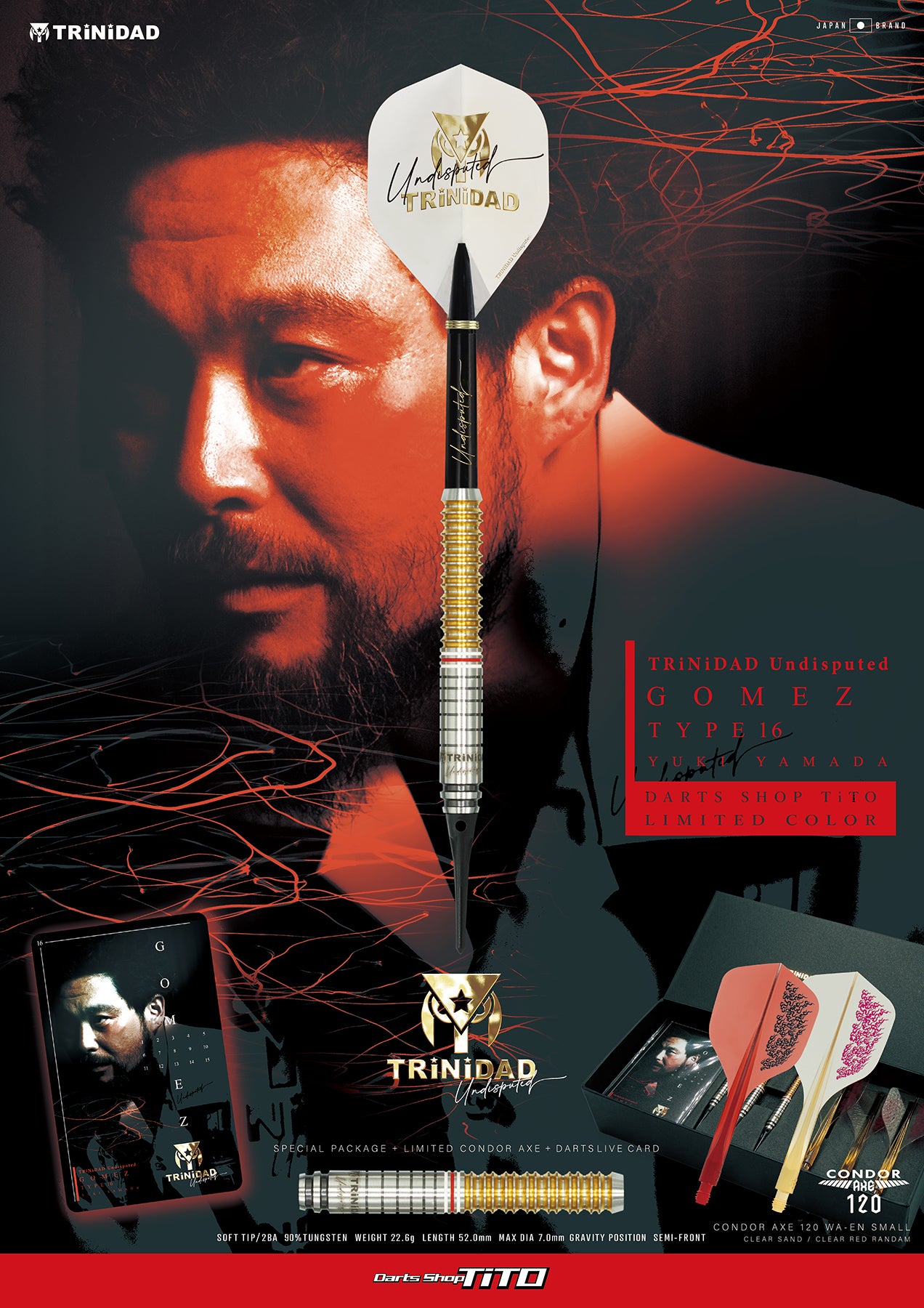 新商品詳細】山田 勇樹 GOMEZ TYPE16 TiTO LIMITED COLOR | TRiNiDADの