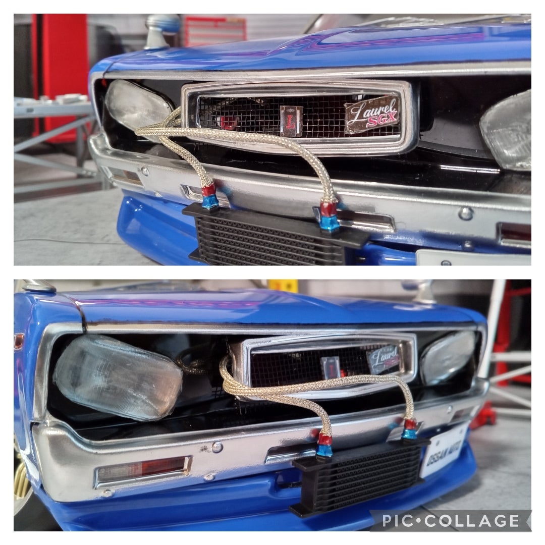 パンドラ製 日産 ローレル C130 後期型改 330セド風ツリ目仕様