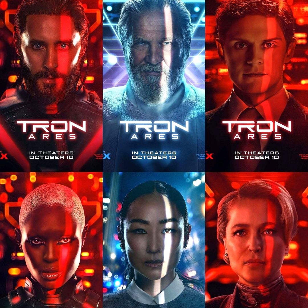 10月10日日米同時公開！『トロン：アレス』キャラクターポスター