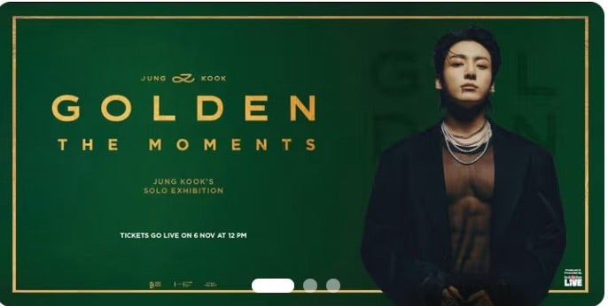 グク [お知らせ] ジョングク展示会「GOLDEN:The Moments」(インド