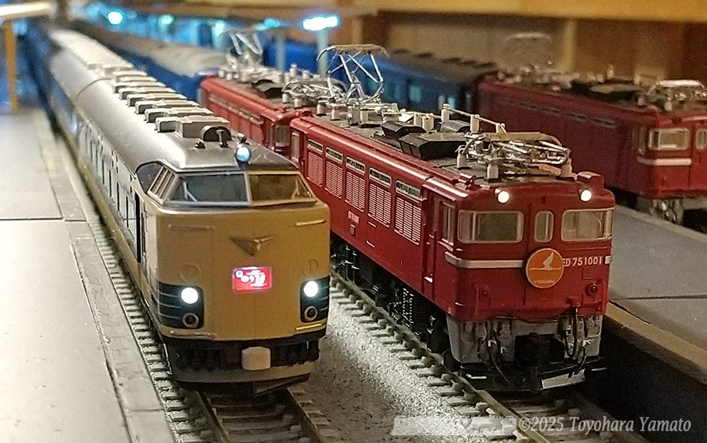 国鉄～JR東日本583系特急電車(KATO)夜行編成をメンテ【nゲージ鉄道模型