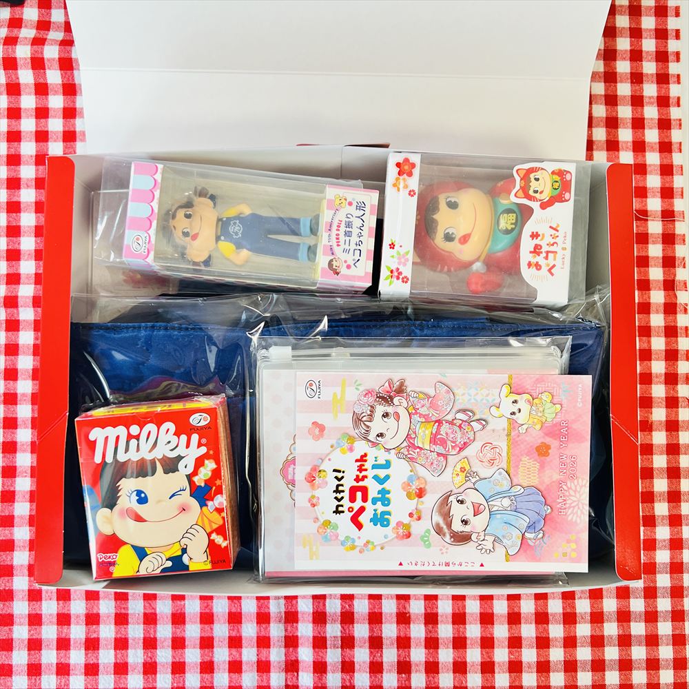福袋2026】不二家「ペコちゃんミルキーBOX 2026」気になる中身を