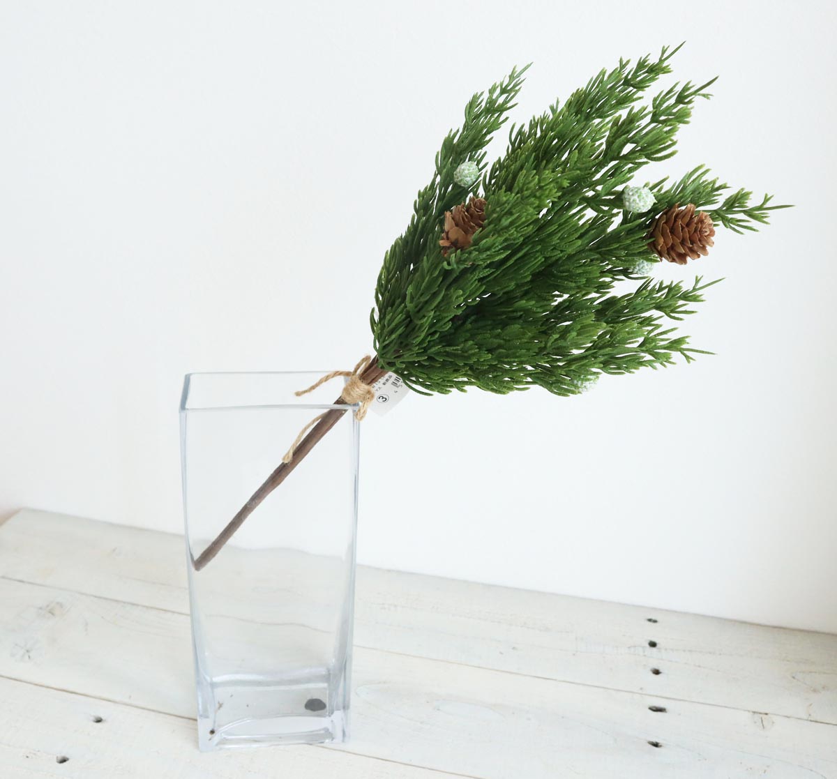 即日☆【造花】アスカ/サイプレスバンチ/AX60343 - 花材通販はなどんや