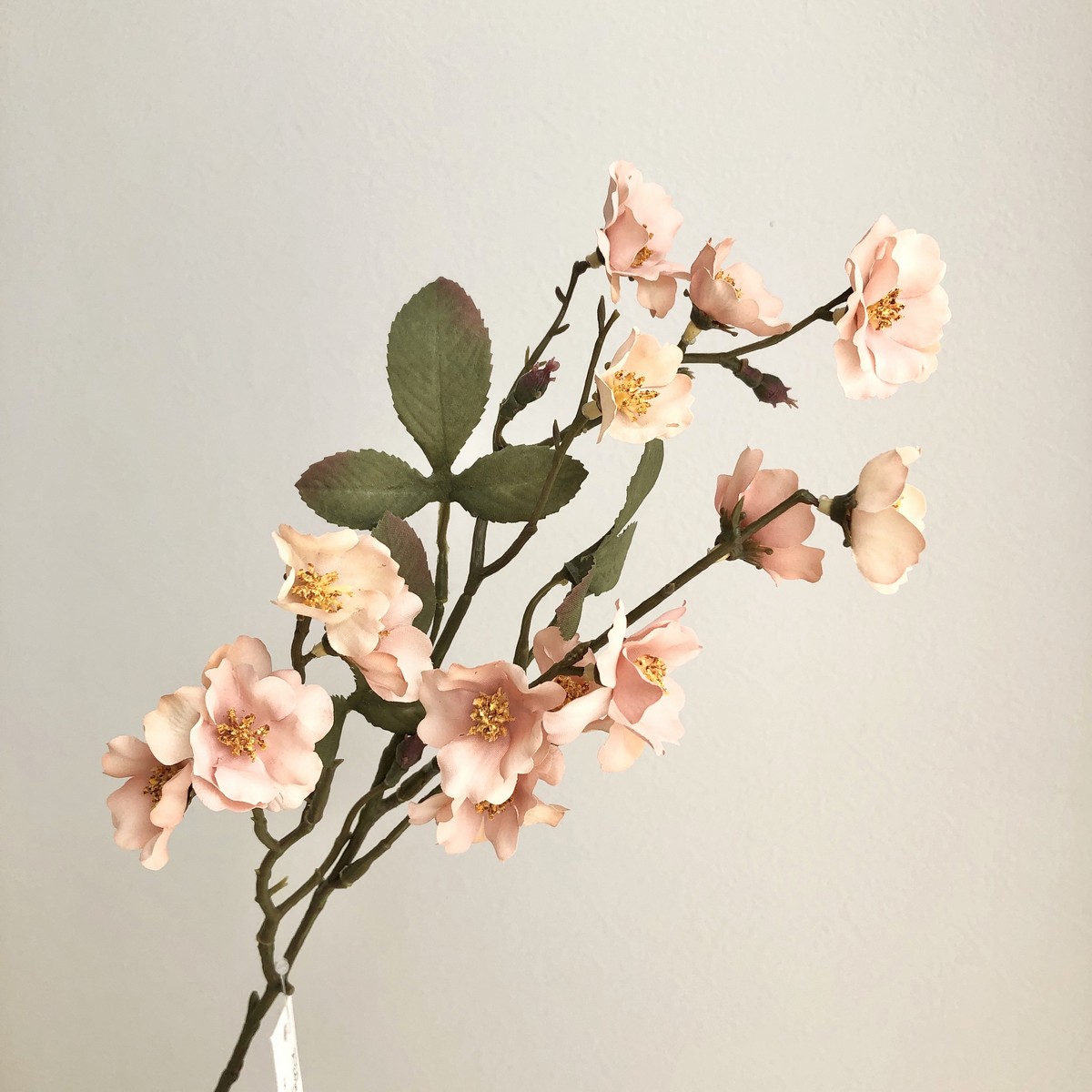 造花】アスカ/ローズ×14 つぼみ×4 アンティークピンク/A-34962-3A - 花