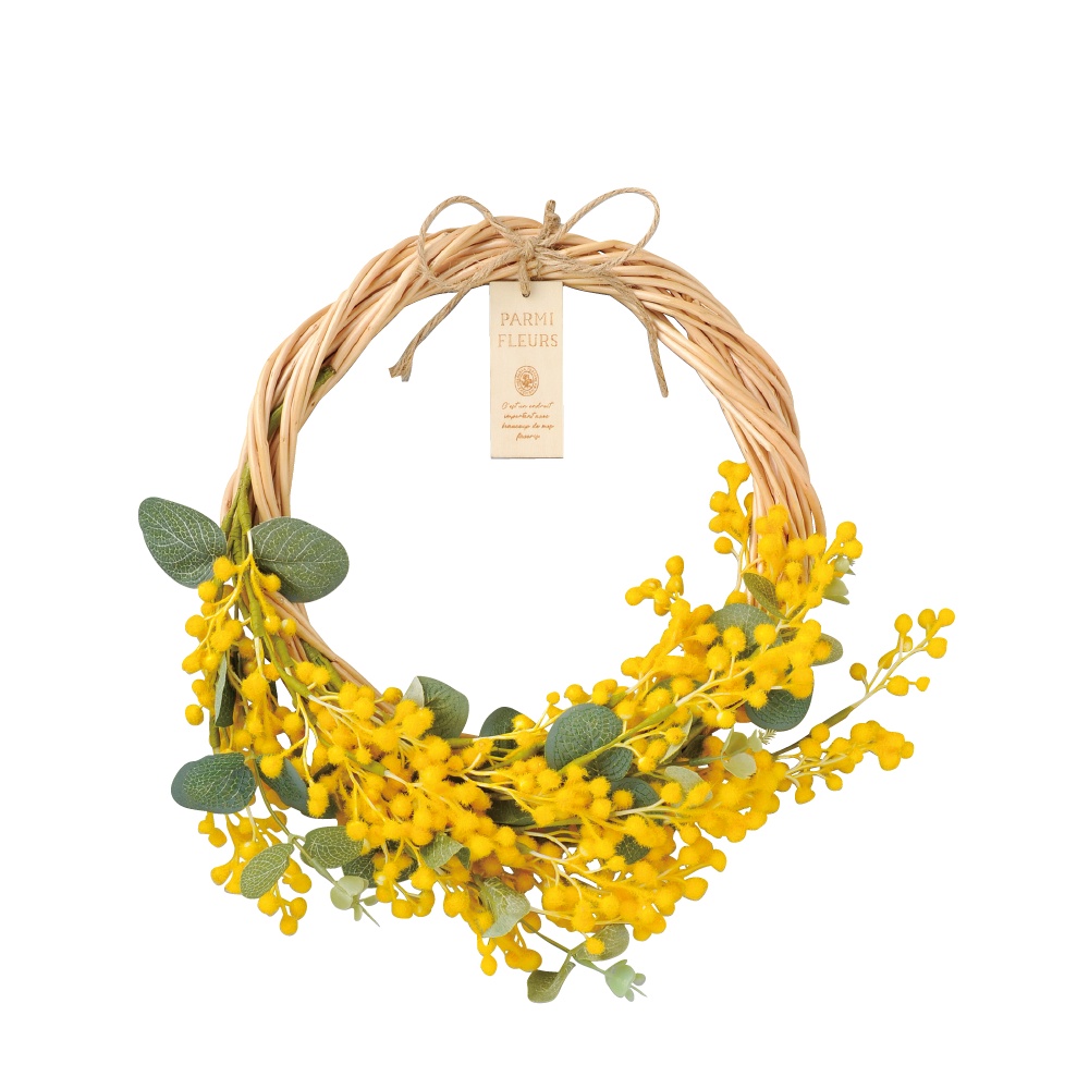 造花】GREENHOUSE/ハーフリース ミモザ/4689 - 花材通販はなどんやアソシエ