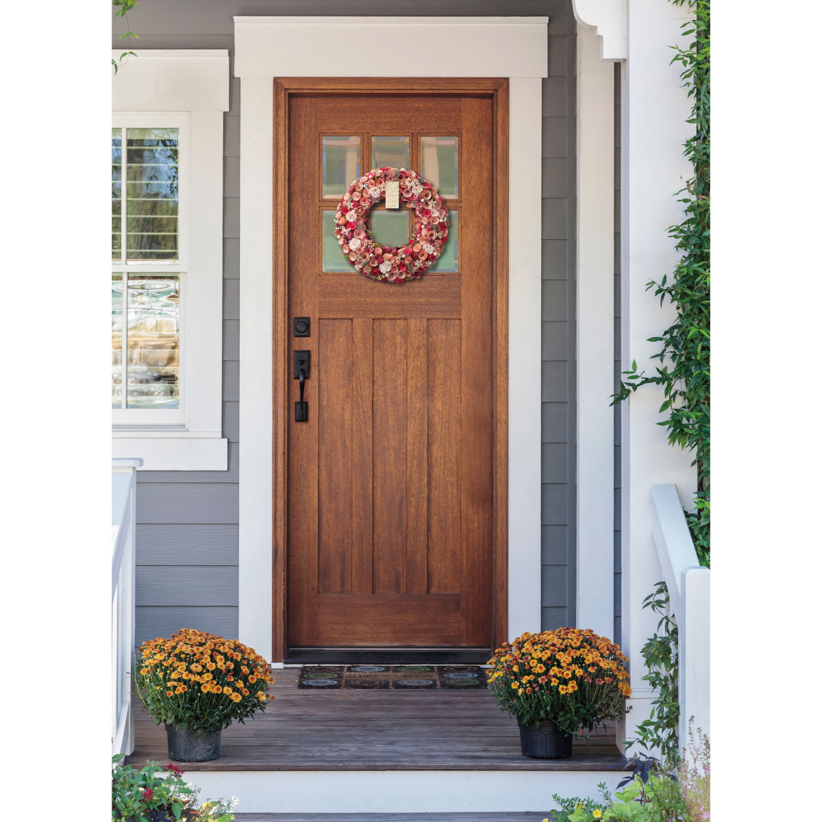 ドライ】GREENHOUSE/ナチュラルリース LL スタンダードピンク/5194