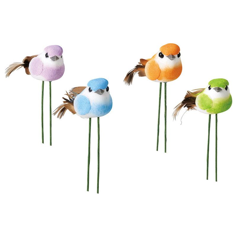 即日☆松野ホビー/カラフルコマドリ(S) 4タイプ各3Pアソート/GM-5484