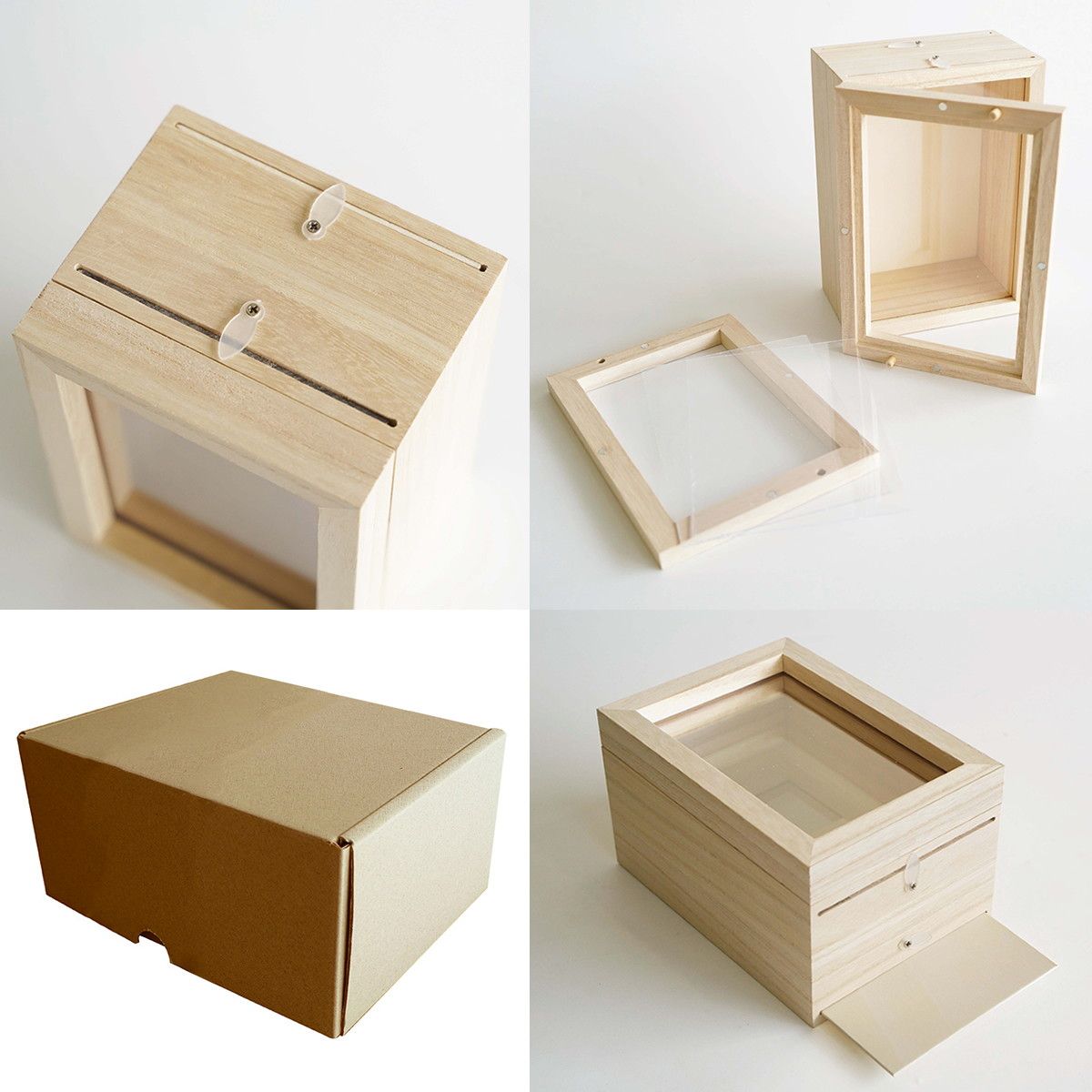 Paseo/フレーム付き桐箱/LP-24 - 花材通販はなどんやアソシエ