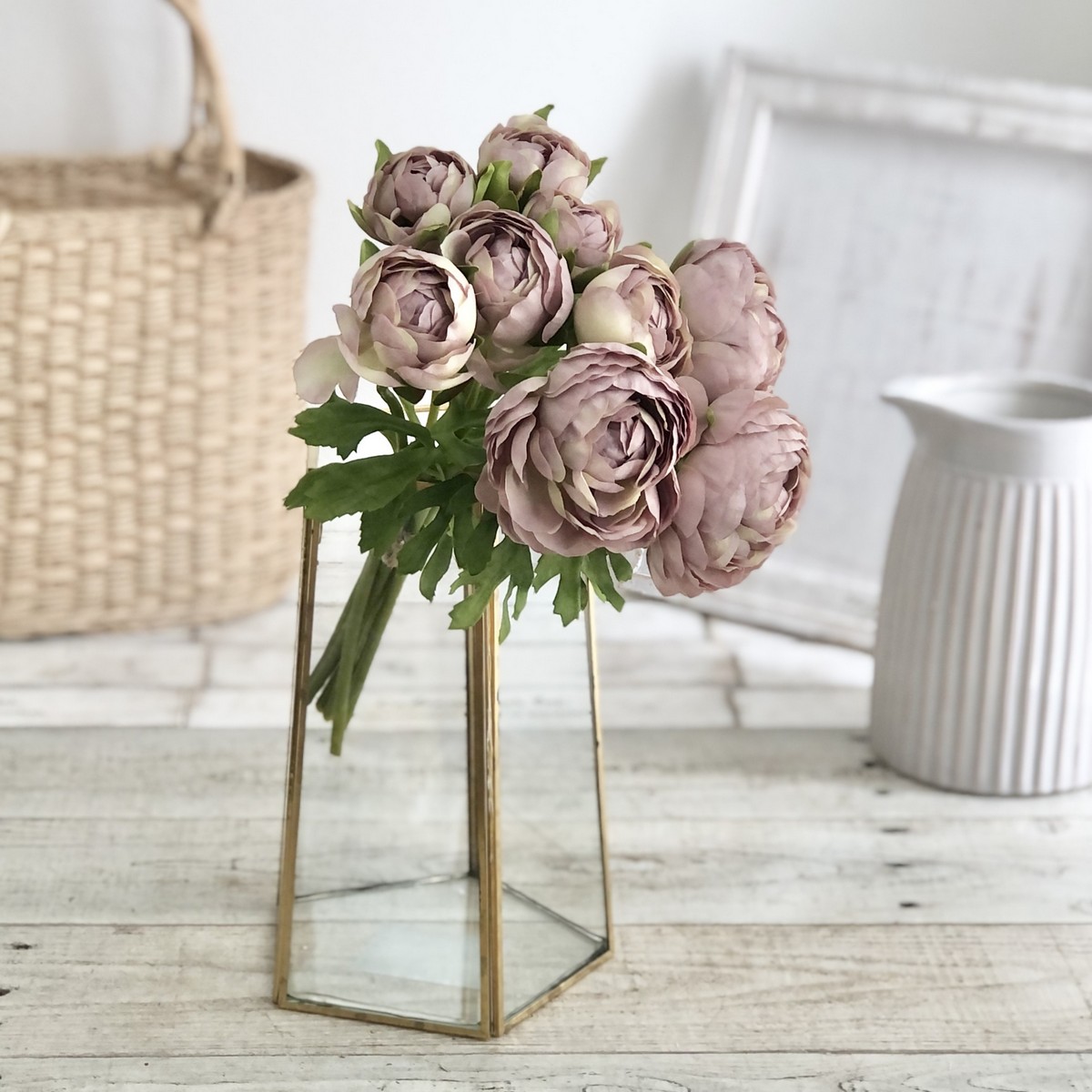 造花】MAGIQ東京堂/エレナラナンブーケ #18 CC/GR ココアグリーン