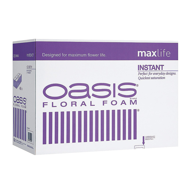 オアシス/インスタント紫箱 maxlife 48個/K-0060 - 花材通販はなどんや