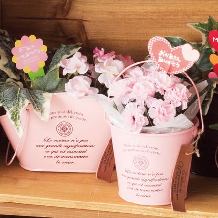 HEADS/母の日フラワーピック-13/チェックハート(30本)/HMA-FP13 - 花材