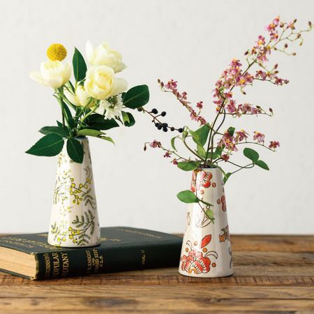 HEADS/ハンドメイドプリントフラワーベース-29(2個)/HNP-FB29 - 花材