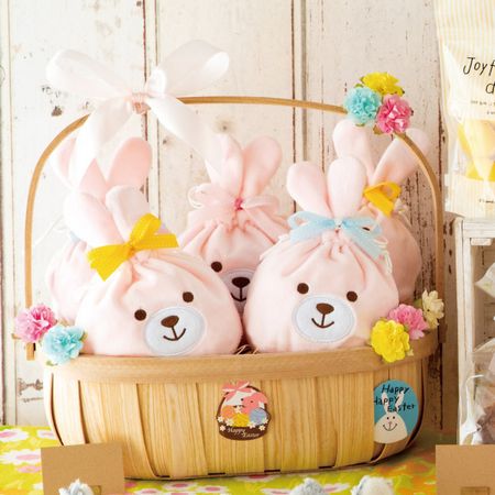 HEADS/おすわりアニマル巾着バッグ/ウサギ-SS(10枚)/OAU-KBSS - 花材