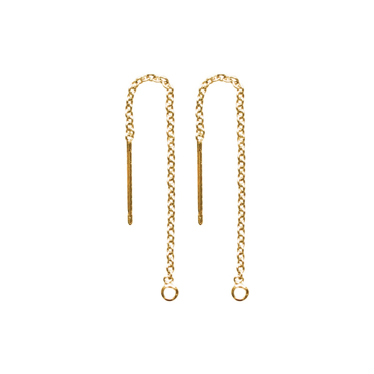 NBK日本紐釦貿易/アメリカンピアス チェーンタイプ ゴールド チェーン