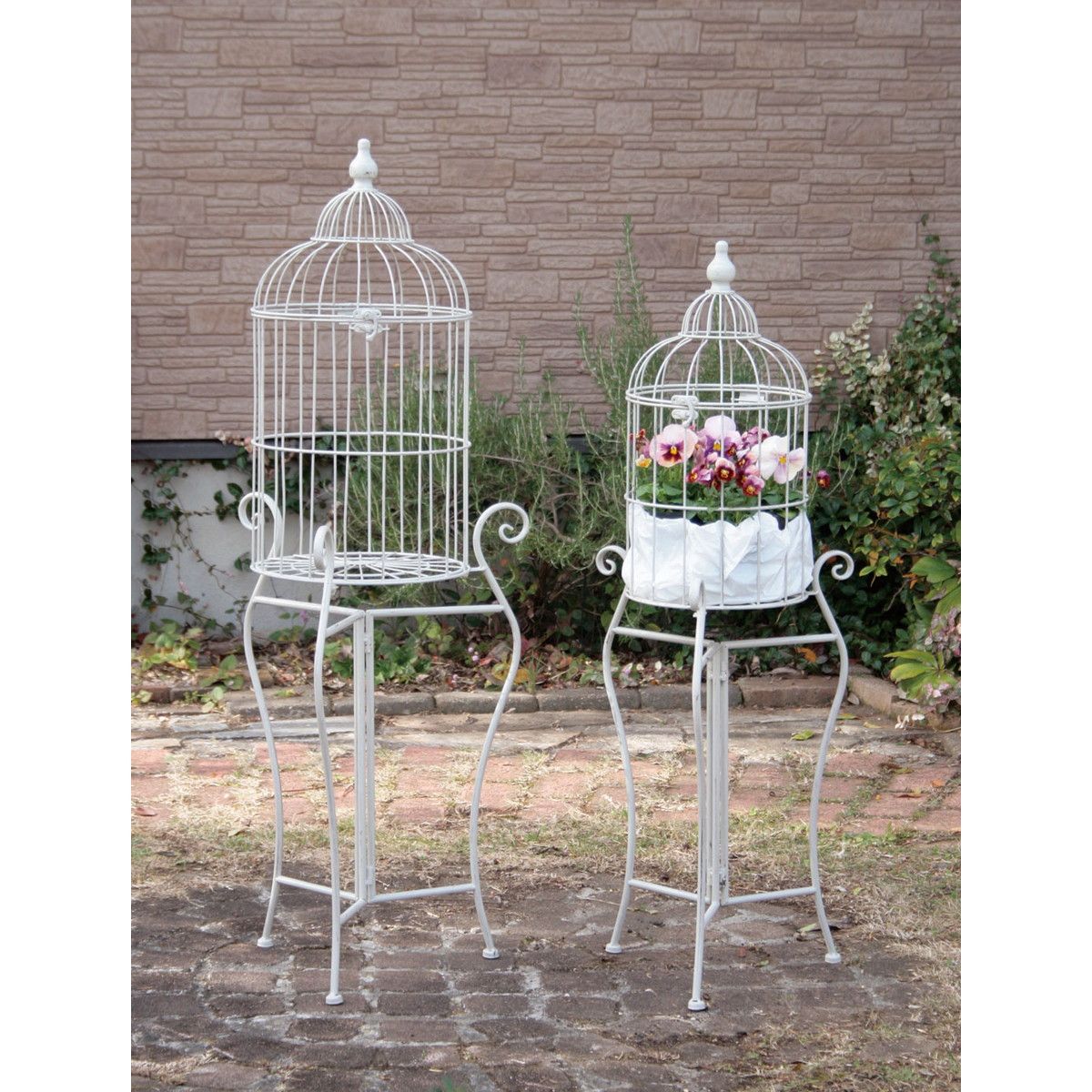 大同クラフト/バードケージ&スタンド 2Pセット ライトグレー/IBS24-2S