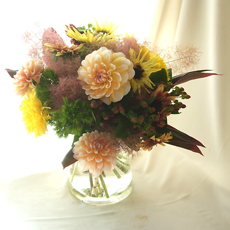 生花】スモークツリー ピンク―赤系 ルビーファーなど 80cm 津軽みらい