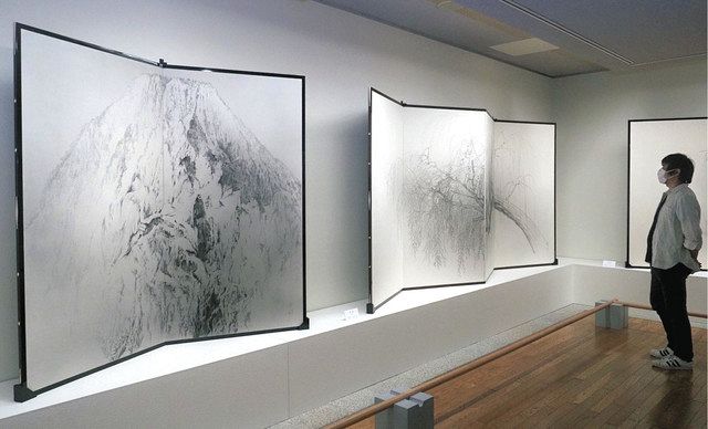 宇奈月温泉開湯100周年】巨匠・田渕俊夫さん 寄贈の水墨画展示：北陸中