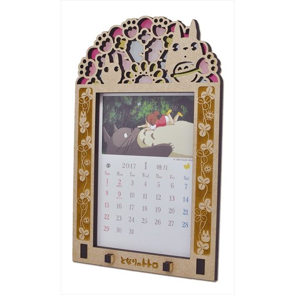 書籍: スタジオジブリ 2017年ステンドフレームカレンダー となりの