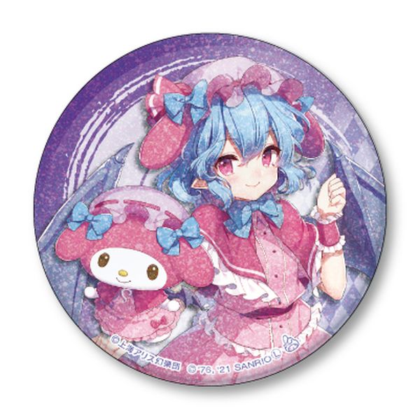 アパレル: 東方Project×サンリオキャラクターズ 76mmホログラム缶